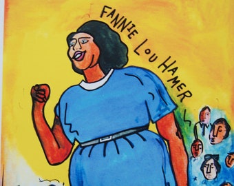 Fanny Lou Hamer, Art Print