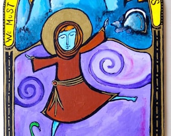 Amma Syncletica,  Art Print, Dancing Monk Series