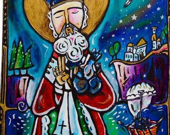Saint Nicholas, Art Print