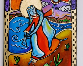 Prophet Miriam,  Art Print, Dancing Monk Series