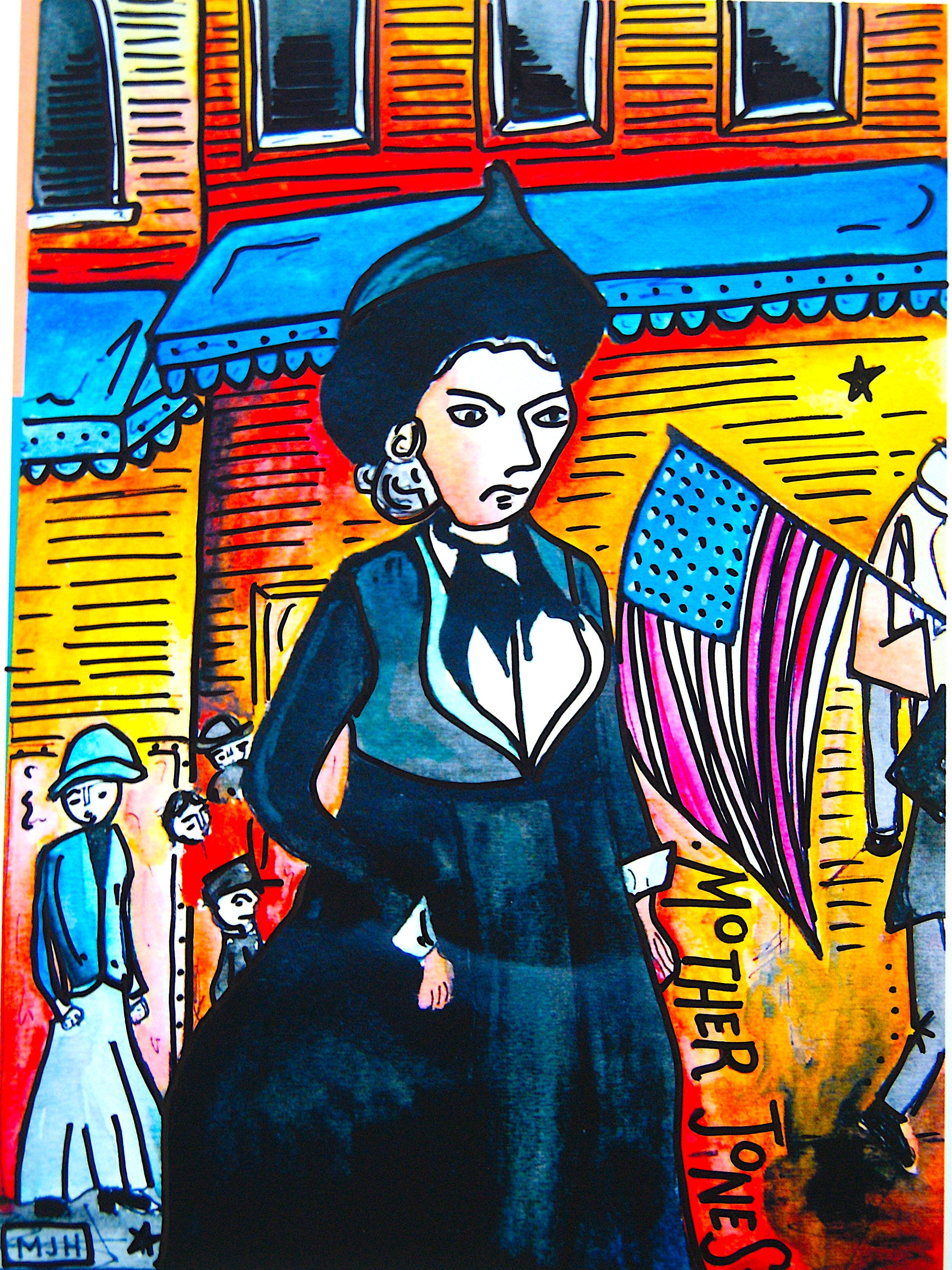 Mother Jones, Art Print