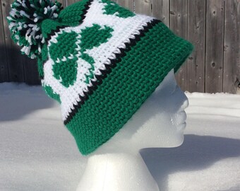 Shamrock Toque - Hat - St. Patrick's Day - Crochet Pattern