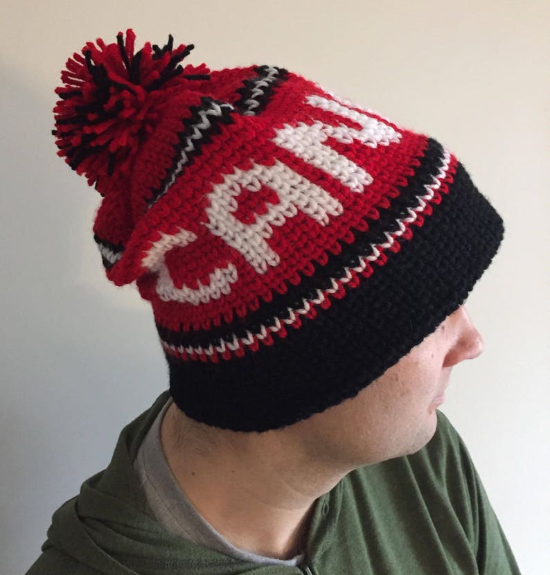 Canada Toque CROCHET PATTERN Unisex image 5