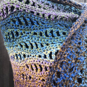 Rivers Shawl CROCHET PATTERN image 7