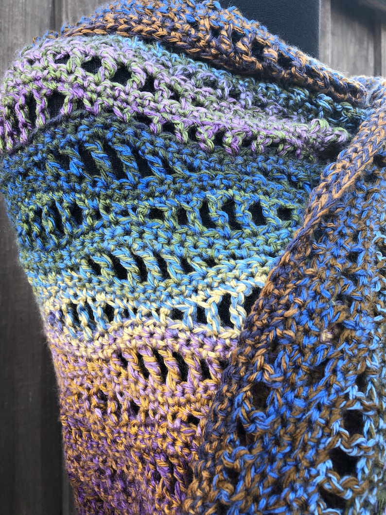 Rivers Shawl CROCHET PATTERN image 7