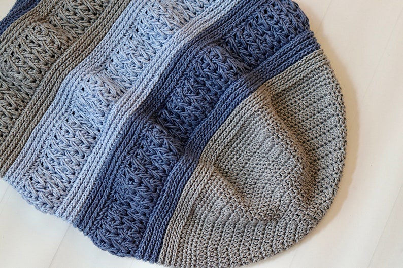 On Trend Crochet Market Bag CROCHET PATTERN image 1