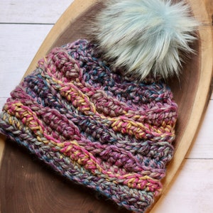 Rosetta Beanie CROCHET PATTERN
