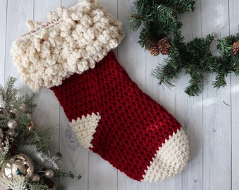 Simply Christmas Stocking CROCHET PATTERN