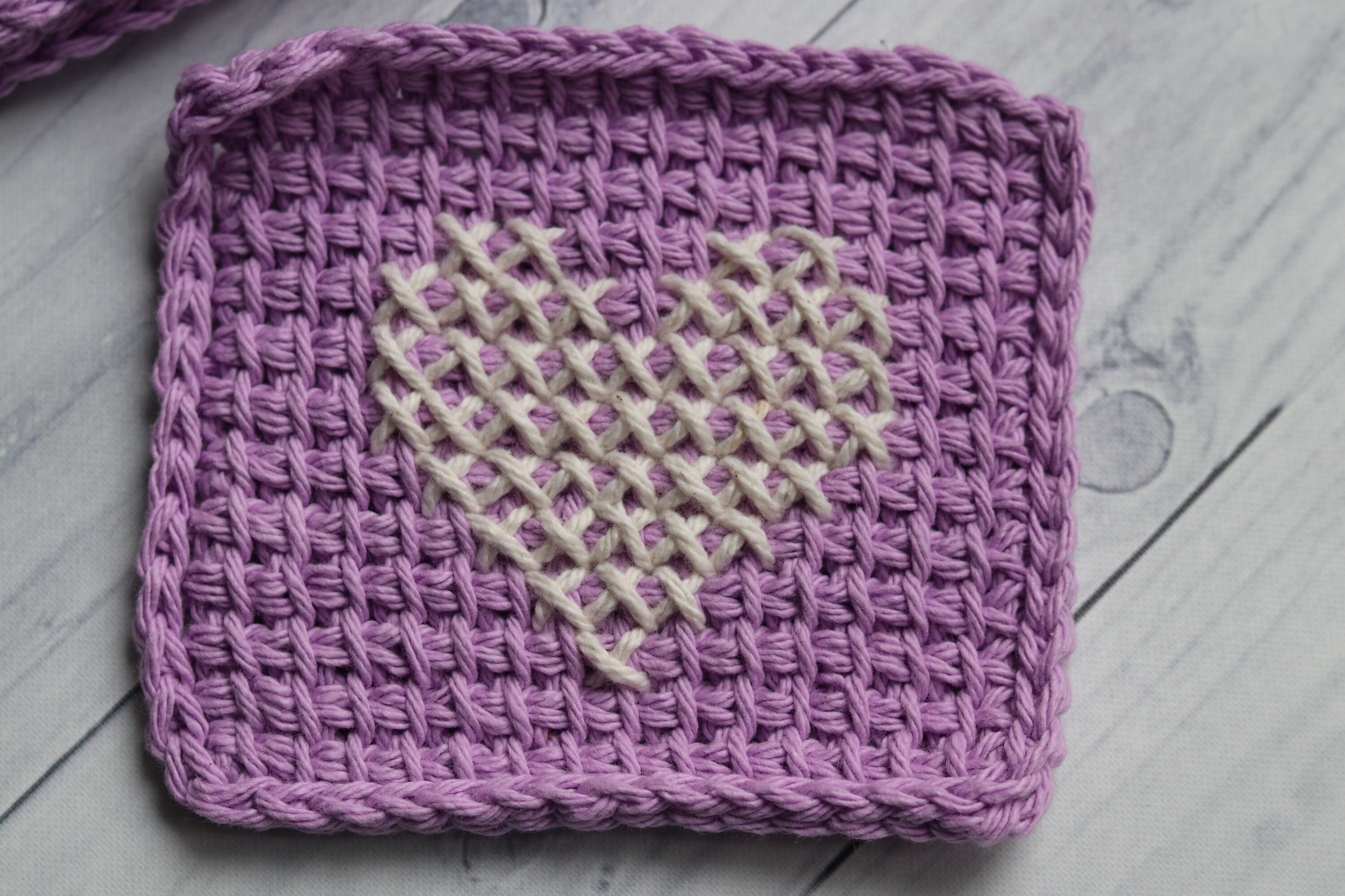 Easy Tunisian Crochet Mug Rug CROCHET PATTERN Etsy Canada