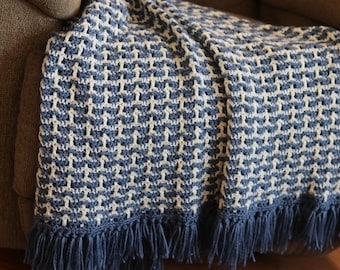 Open Weave Blanket CROCHET PATTERN