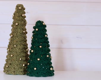 EASY Festive Crochet Christmas Tree - CROCHET PATTERN