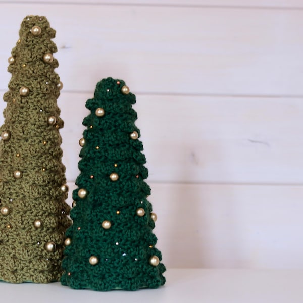 EASY Festive Crochet Christmas Tree - CROCHET PATTERN