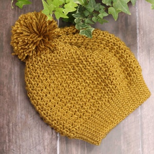 Golden Beanie CROCHET PATTERN
