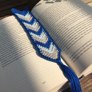 Chevron Bookmark A Crochet Pattern image 2