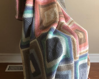 Around the Bend Throw - CROCHET PATTERN