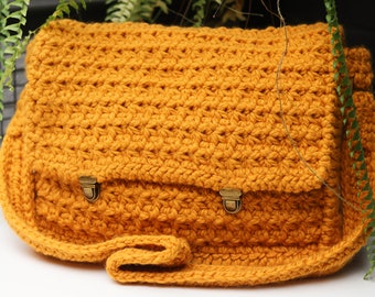 Crossbody Messenger Bag CROCHET PATTERN