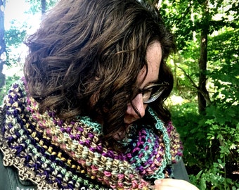 Twisted Cowl - CROCHET PATTERN