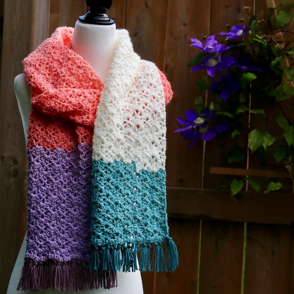 Low Tide Scarf CROCHET PATTERN