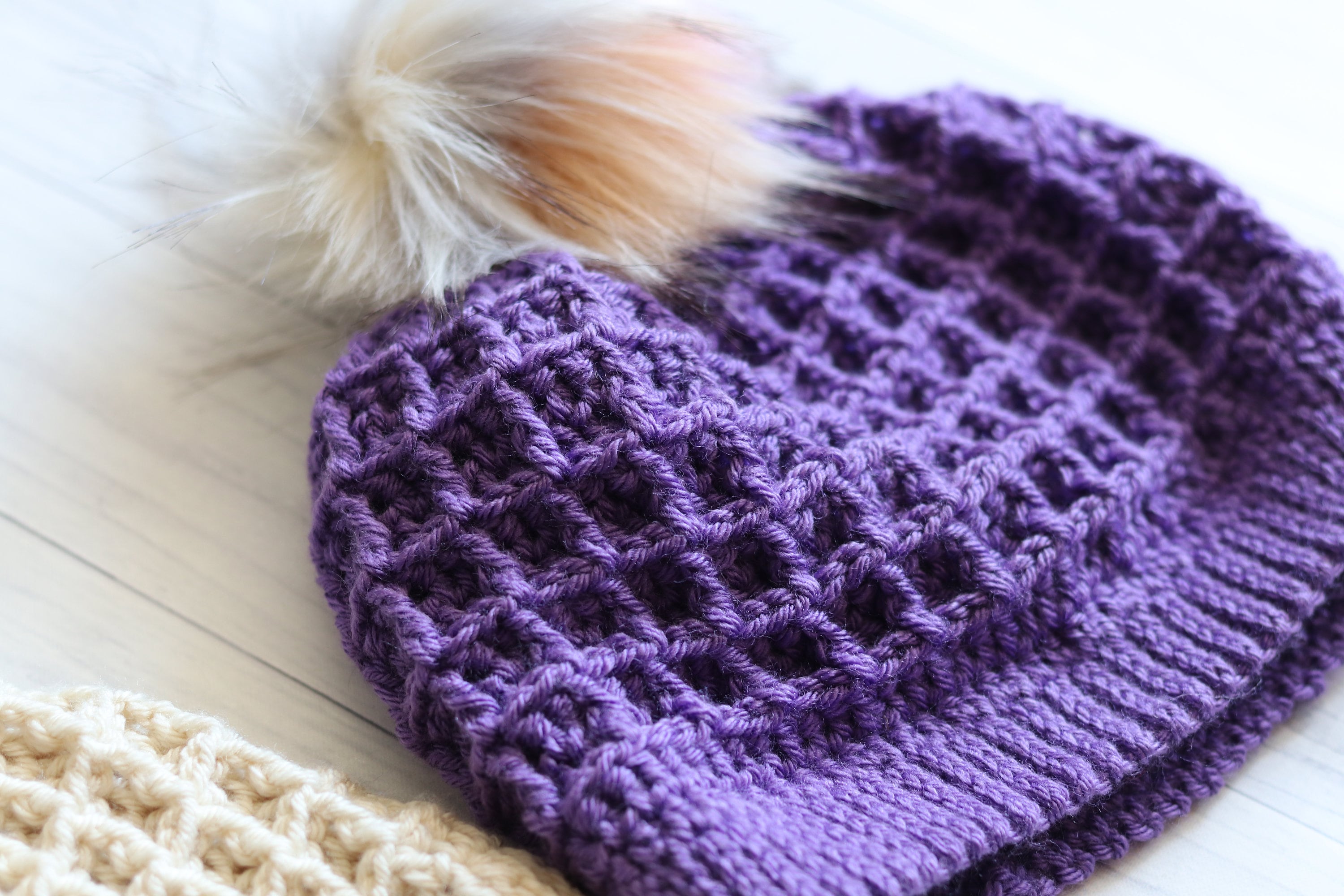Waffle Stitch Beanie CROCHET PATTERN - Etsy