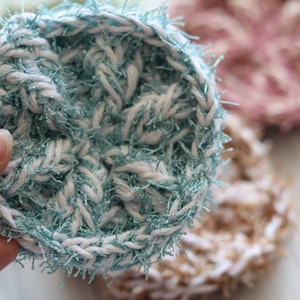 Sand Dollar Scrubby Crochet Pattern