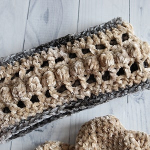 Velvet Headband - Ear Warmer - CROCHET PATTERN