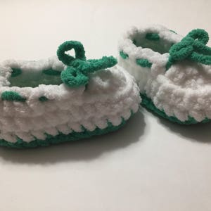 Cozy Baby Slippers with Crocheted Sole - PATTERN - Sizes 0-24 months