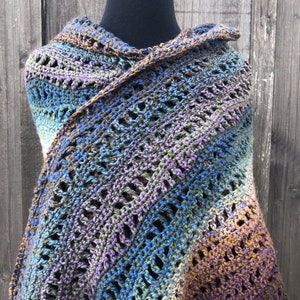 Rivers Shawl CROCHET PATTERN image 5