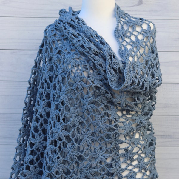 Orchid Shawl CROCHET PATTERN