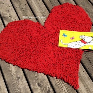 I Heart Mat PDF Crochet Pattern Only image 3