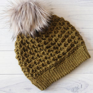 Moss Beanie CROCHET PATTERN