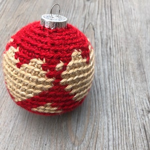 Heart Christmas Bauble CROCHET PATTERN image 6