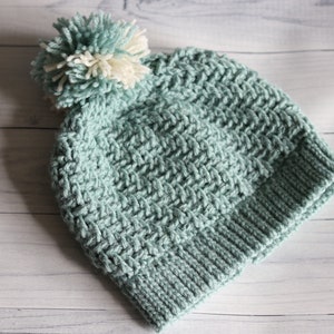 Mountain Ridge Beanie CROCHET PATTERN
