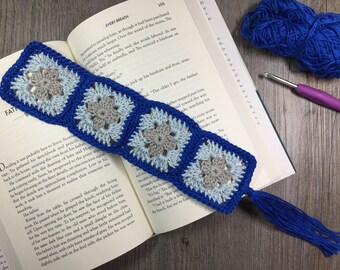 Granny Square Bookmark - CROCHET PATTERN