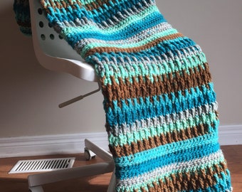 Ripple in Time Throw - A CROCHET PATTERN