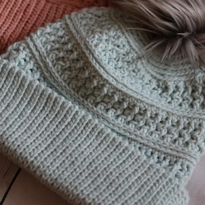 Deep River Beanie CROCHET PATTERN - Etsy