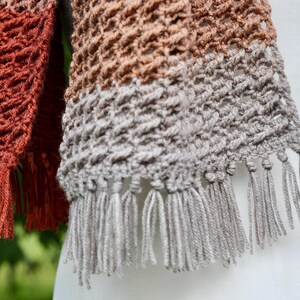 [ 重工！] Patterned crocheted ops / mocha