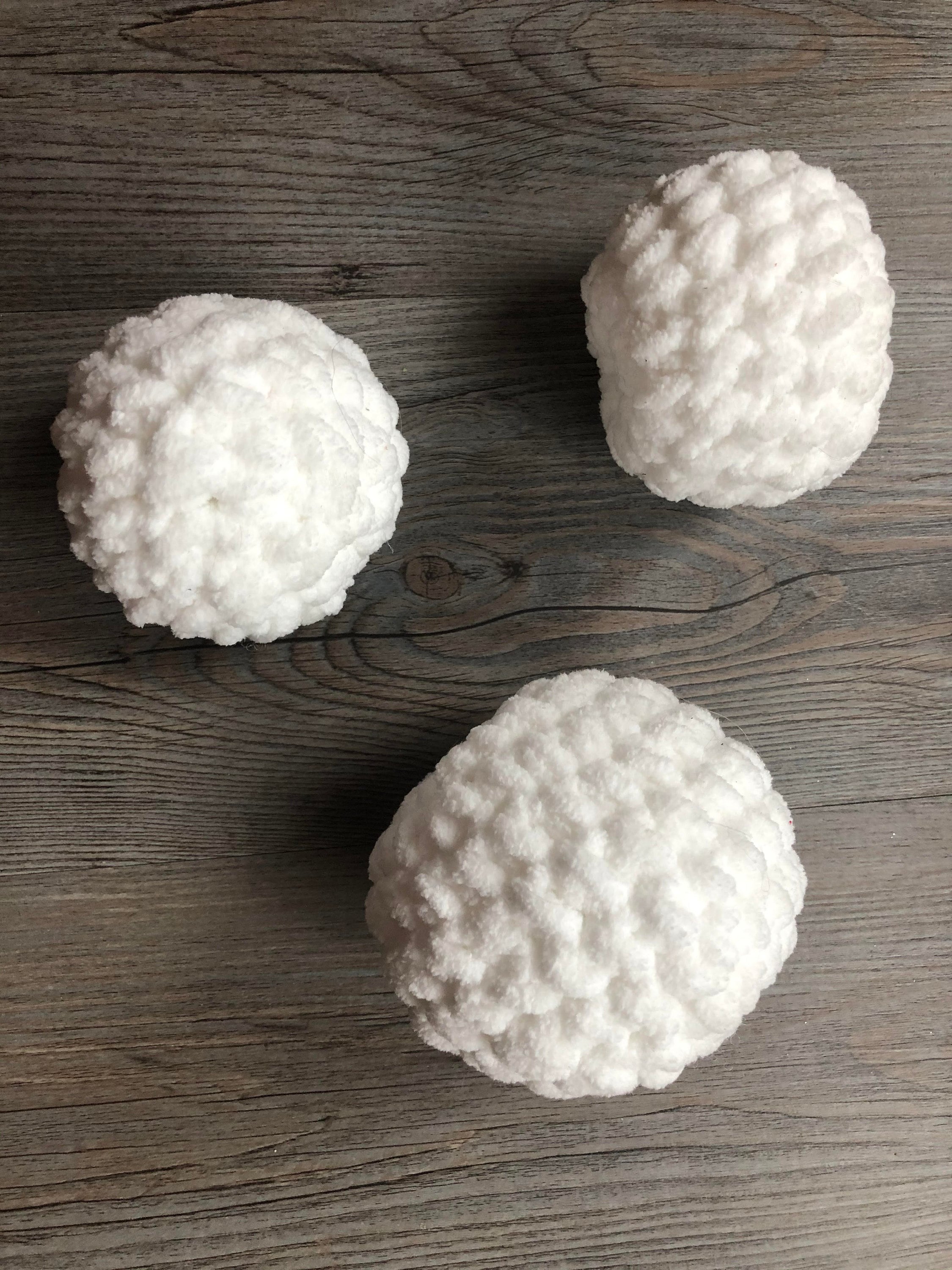 Crochet Snowballs CROCHET PATTERN Etsy