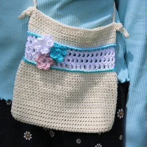 Modèle de crochet de sac à main de fille de fleur