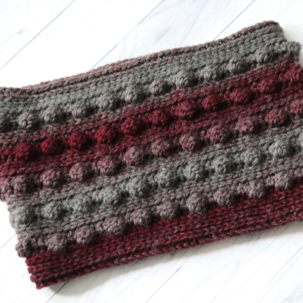 Black Cherry Cowl CROCHET PATTERN