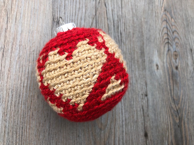 Heart Christmas Bauble CROCHET PATTERN image 9