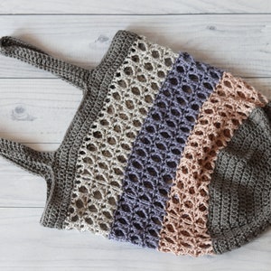 Crisscross Market Bag CROCHET PATTERN image 1