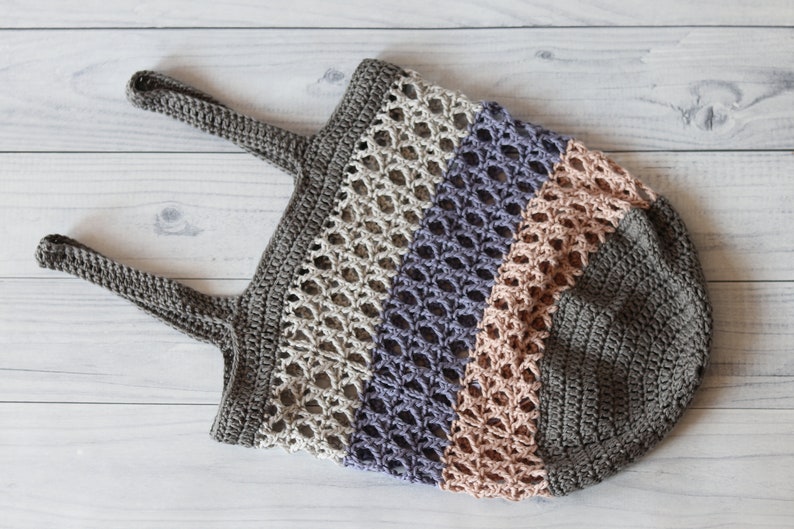 Crisscross Market Bag CROCHET PATTERN image 1