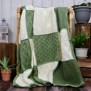 Crazy for Cables Blanket CROCHET PATTERN