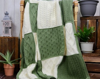 Crazy for Cables Blanket CROCHET PATTERN