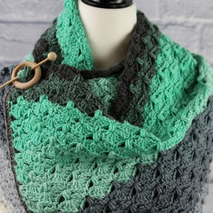 Raindrops Shawl CROCHET PATTERN