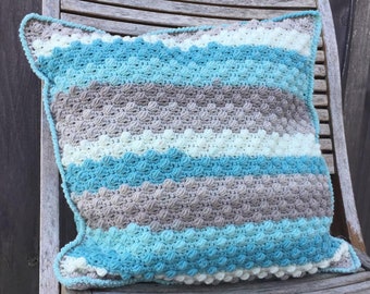 Beach Glass Pillow - CROCHET PATTERN