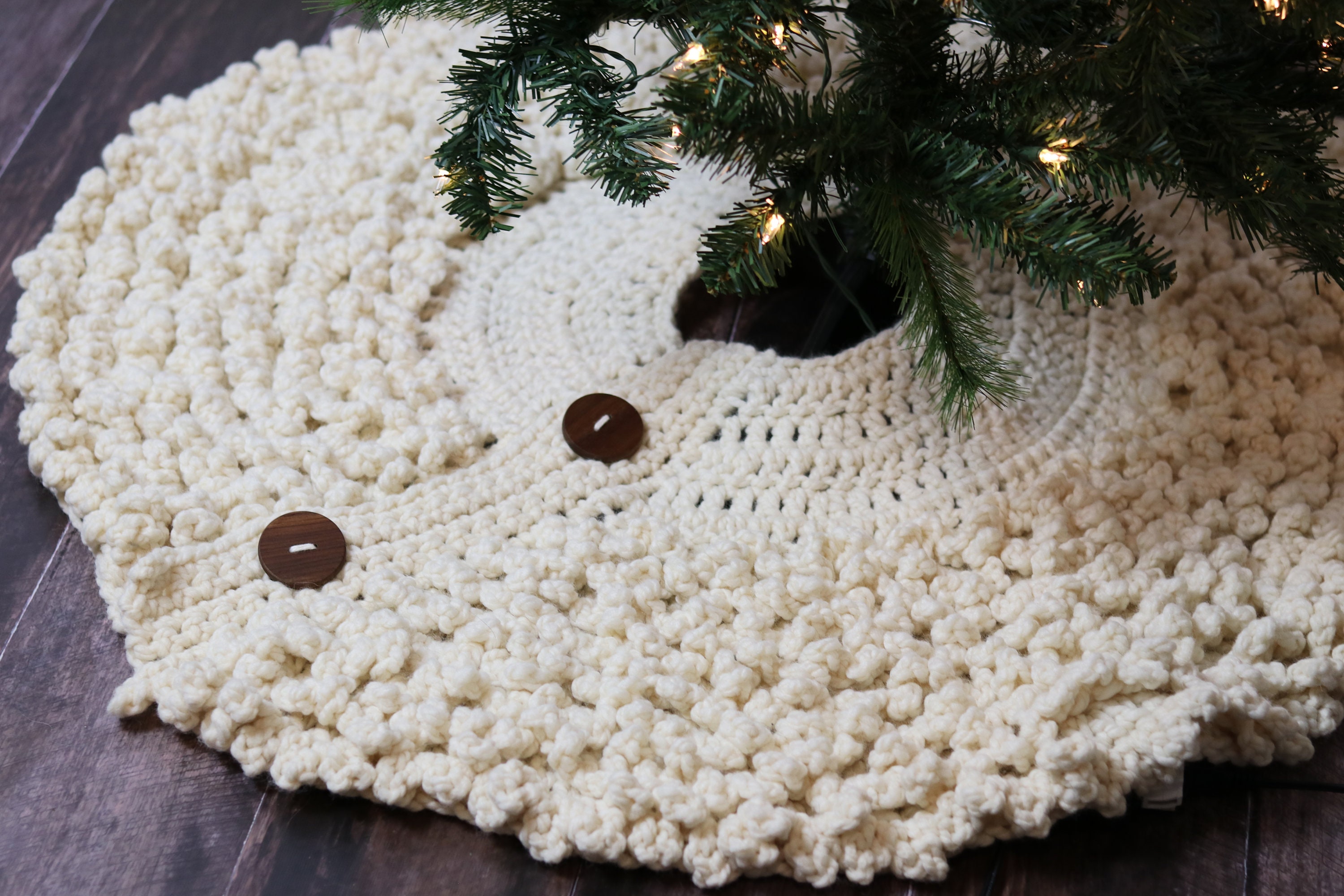 Crochet tree skirt clearance etsy