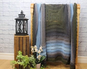 Hillside Throw CROCHET PATTERN