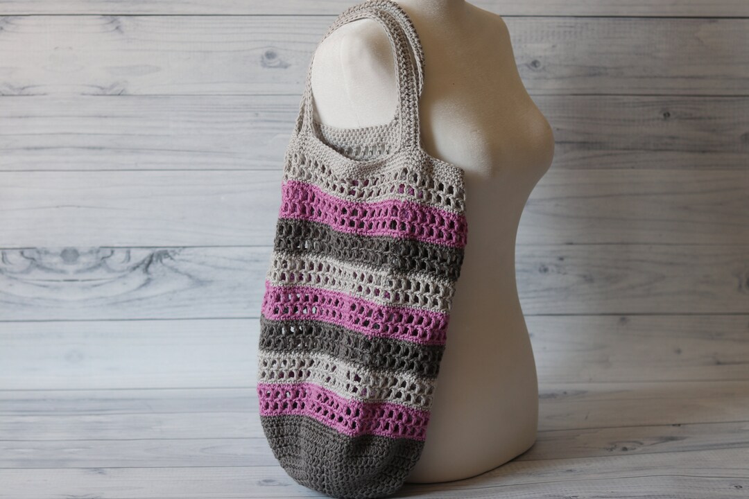 Sturdy Mesh Market Bag CROCHET PATTERN - Etsy
