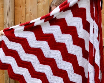 Classic Christmas Blanket CROCHET PATTERN